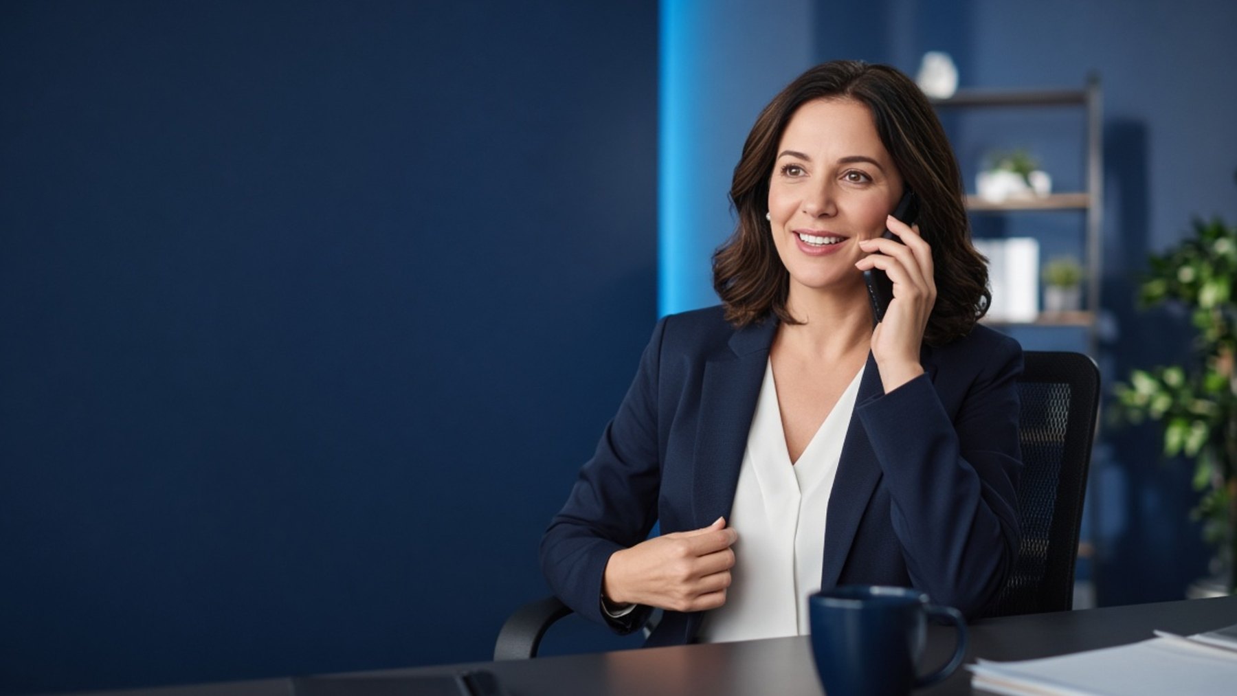A licensed agent on a call, ready to help